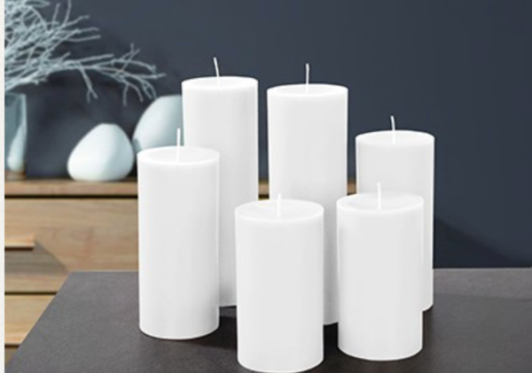 Engels Stumpen Kerzen 8cm Farbe Weiß